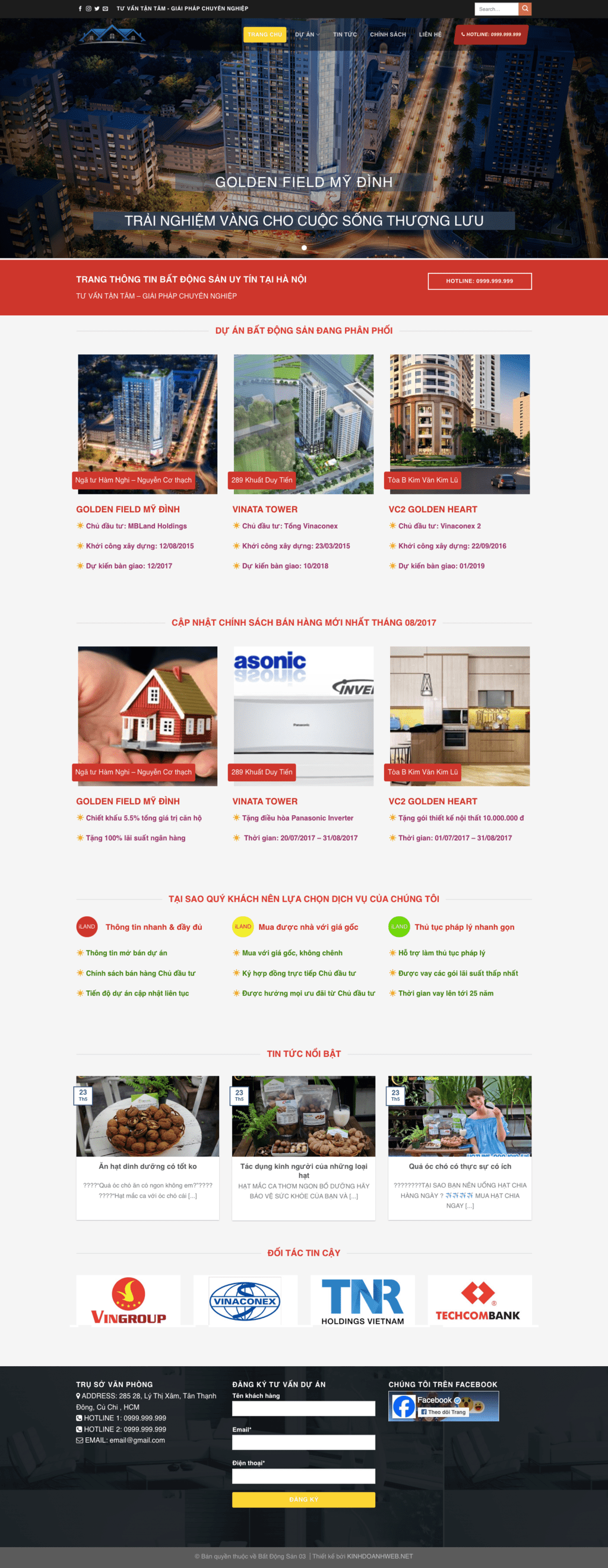Bất động sản 03 - Mẫu website giới thiệu về bất động sản không có giỏ hàng Bất động sản 03 - Mẫu website giới thiệu về bất động sản không có giỏ hàng