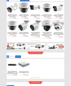 Camera 01 – Mẫu website bán các sản phẩm camera