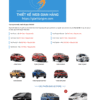 Ford - Mẫu website giới thiệu và bán xe ford