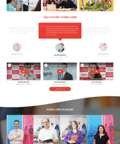 Giáo dục 07 - Mẫu website về giáo dục - đào tạo - khoá học