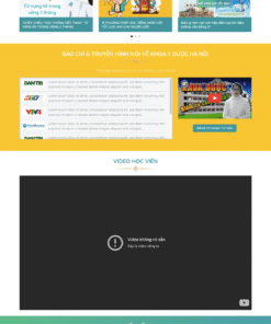 Giáo dục 10 - Mẫu website về giáo dục - đào tạo - khoá học