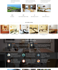 Khách sạn - Mẫu website giới thiệu về dịch vụ khách sạn
