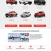 Mitsubishi - Mẫu website giới thiệu và bán xe mitsubishi